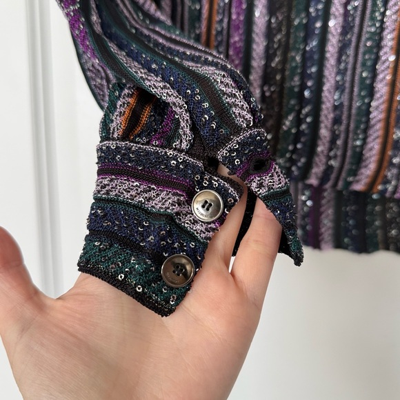 NWT Missoni Henley blouse with mandarin collar $1,770 - Picture 7 of 9